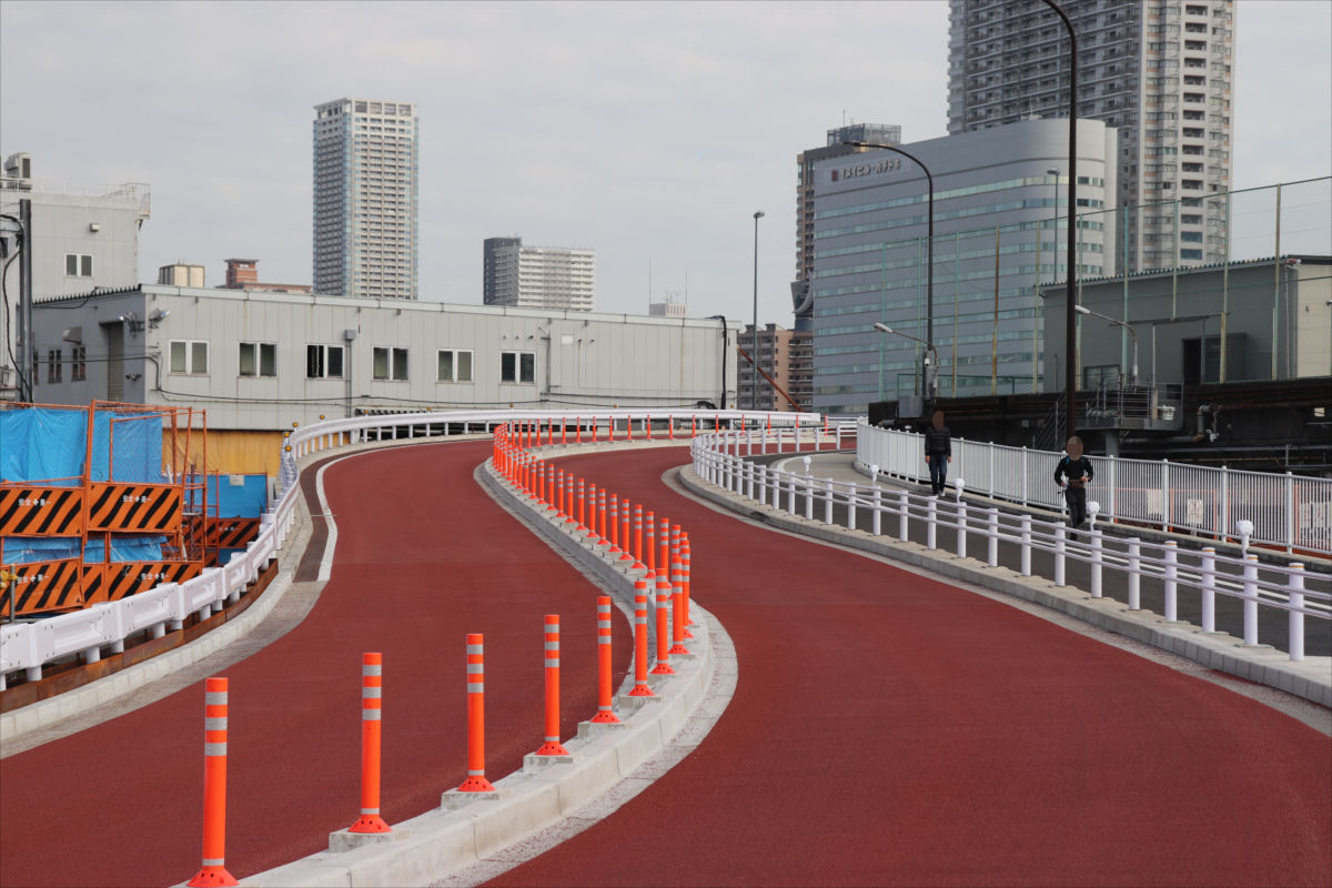 11月4日暫定開通の環状第2号線 築地区間の様子を見てきた 11 11 俺の居場所 まち記録サイト