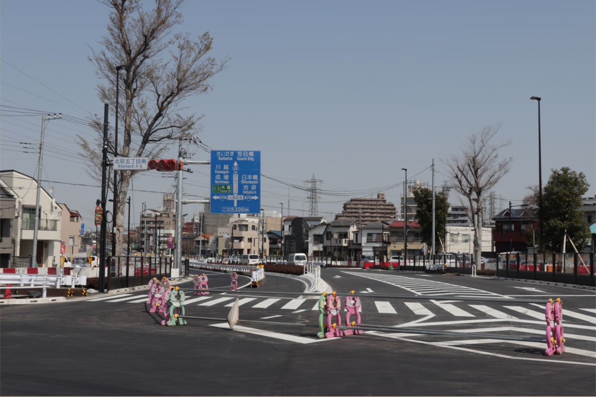 まもなく開放 放射第35号 環八通り 川越街道 進捗状況19 3 俺の居場所 まち記録サイト