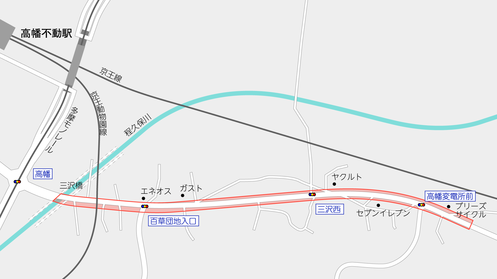 日野3・4・3号落川平山線（川崎街道）三沢Ⅱ期 進捗状況2020.11  俺の 