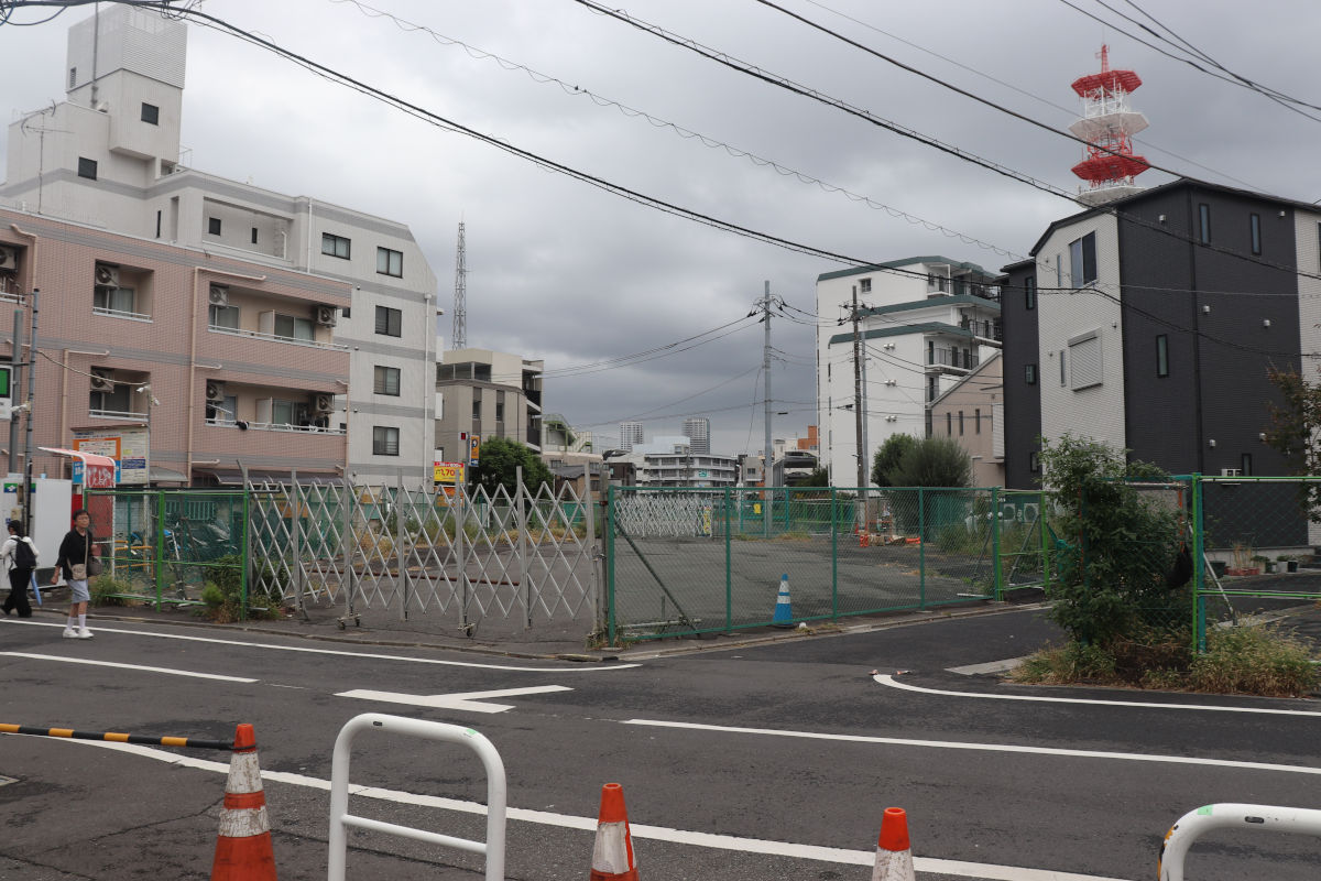 フィットネスクラブから南向きの様子