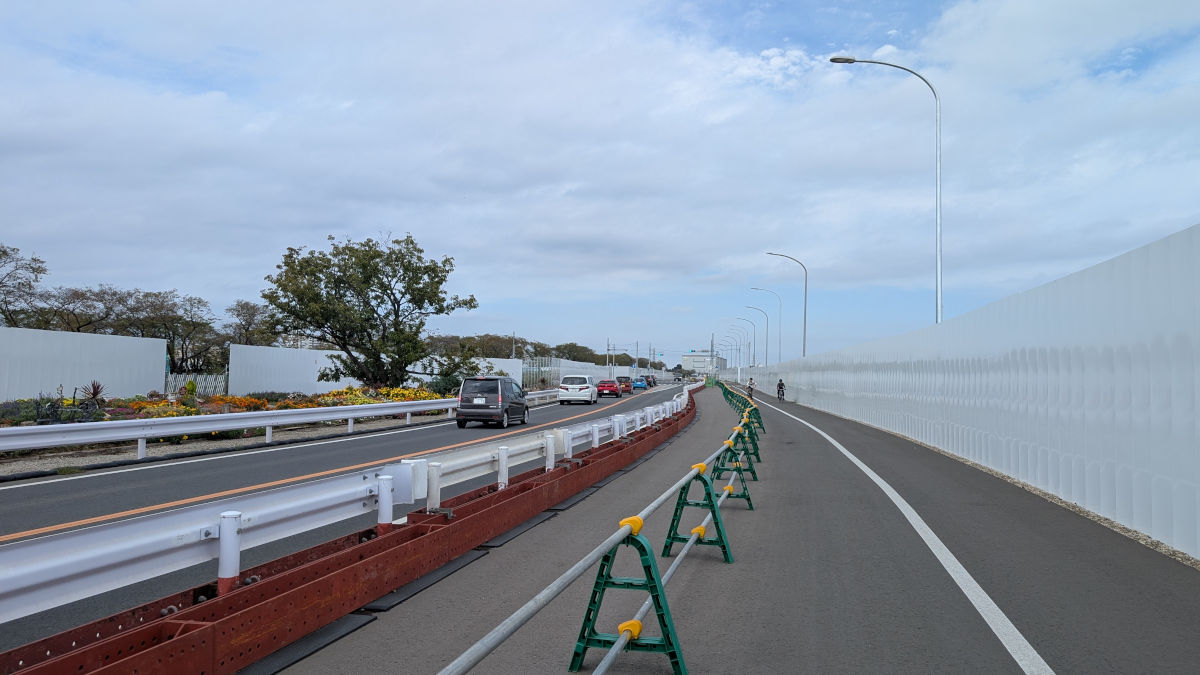 環状4号の切回し区間