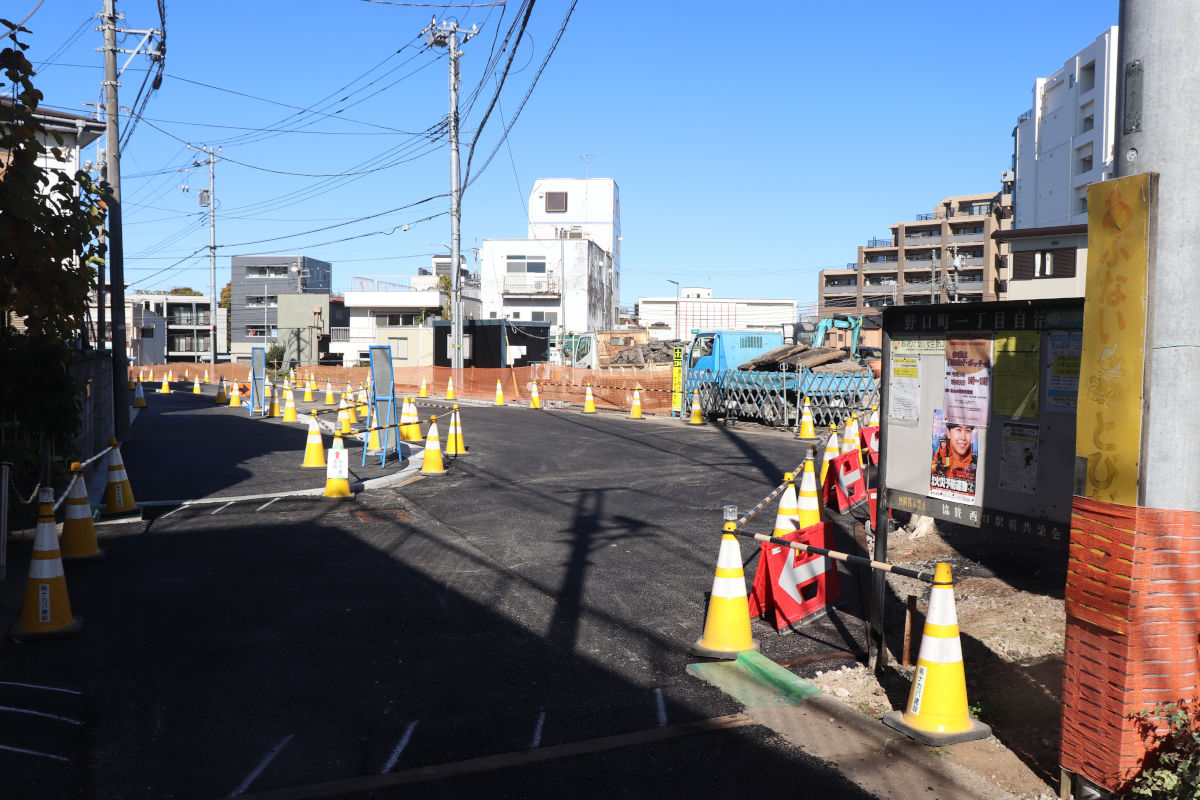 同路線の接続部