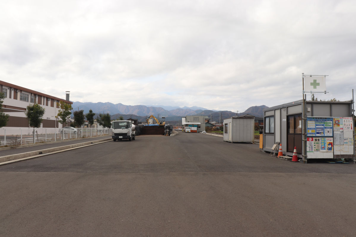 給食センター北側